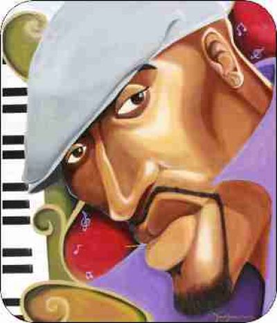 Mr Swagg Black Art Mouse Pad